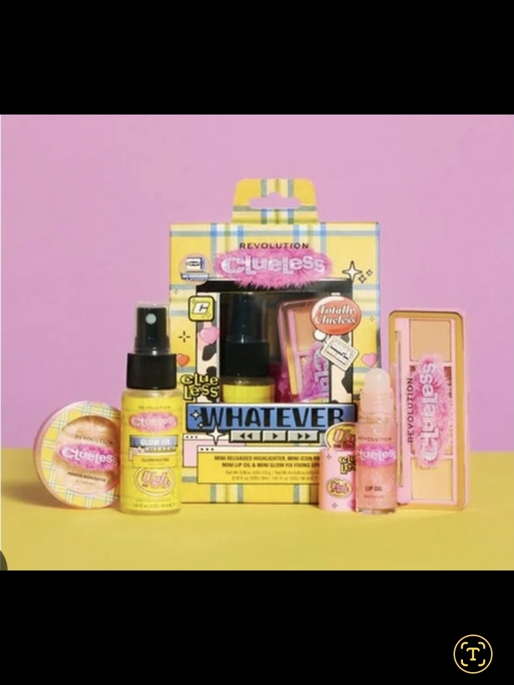 Revolution Clueless Whatever Mini Beauty Set - Pink, Yellow